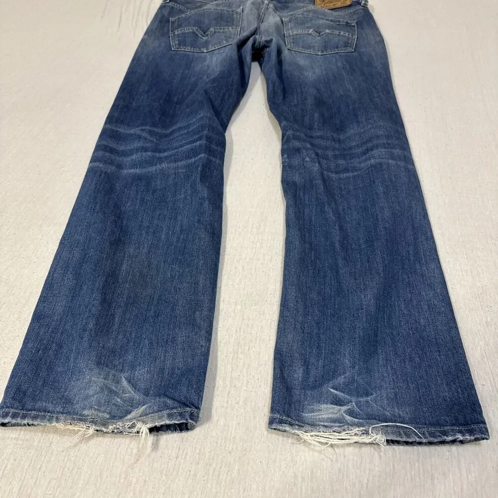 Diesel Larkee Mens 36x32 Regular Straight Blue Jeans Cowboy Western